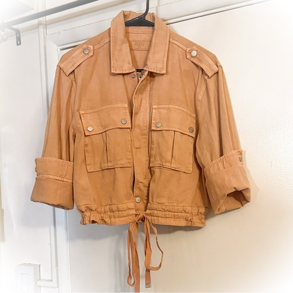 Blank NYC Tan Utility Jacket